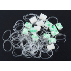 Makeblock Neuron Fixed Clips(16) & Rubber Bands(80)