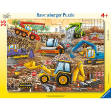 Ravensburger Rāmīša puzle 35 gabaliņi: Visi strādā