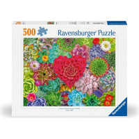 Ravensburger Mīklas 500 gabaliņi: Mīlestība ar sukulentiem