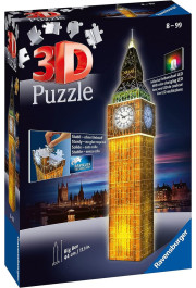 Ravensburger 3D Big Ben: Nakts izlaidums