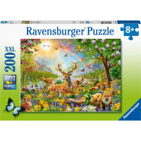 Ravensburger Mīklas 200 puzle briežu dzimtas dzīvniekiem