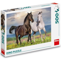 Dino Puzzle 500 pcs Mīloši zirgi