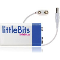 Littlebits 9 V akumulators + kabelis