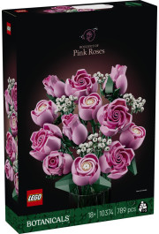 Lego Botāniskais rozā rožu pušķis