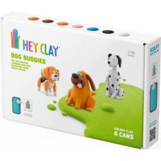 Hey Clay Māla modelīns 6 gab: 2 suņu draugi