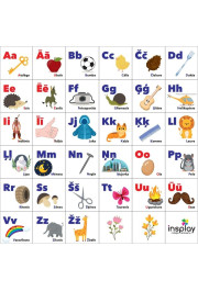 Insplay TTS Bee-Bot ABC latviešu alfabēta paklājs