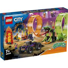 Lego Pilsētas dubultās cilpas triku arēna