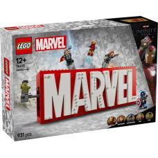 Lego Супергерои Marvel с логотипом и минифигурками