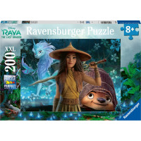 Ravensburger Puzzle ar 200 pcs Raya un pēdējais pūķis