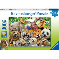 Ravensburger Puzzle 300 pcs eksotisko dzīvnieku Selfie