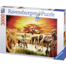 Ravensburger Puzzle 3000 gab Savannah dzīvnieki