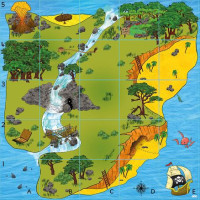 TTS Bee-Bot Treasure Island paklājiņš