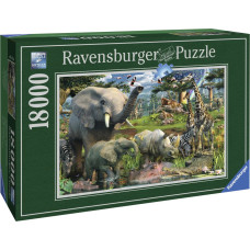 Ravensburger Mīklas 18000 gab Āfrikas dzīvnieki