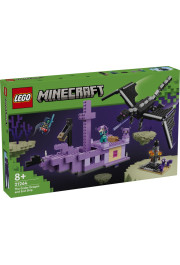 Lego Minecraft Ender pūķis un gala kuģis