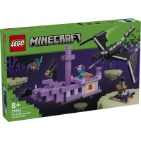 Lego Minecraft Ender pūķis un gala kuģis