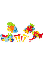 Skrūvējamais auto - konstruktors ar skrūvgriezni