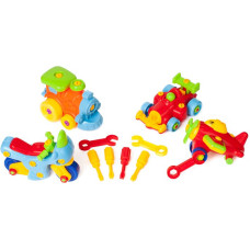 Skrūvējamais auto - konstruktors ar skrūvgriezni