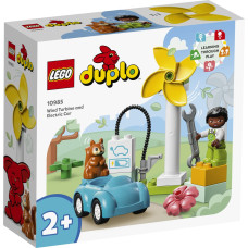 Lego DUPLO Ветряная турбина и электромобиль