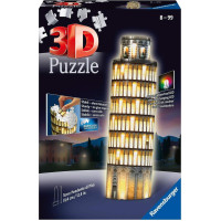 Ravensburger 3D Pizas tornis, nakts izlaidums