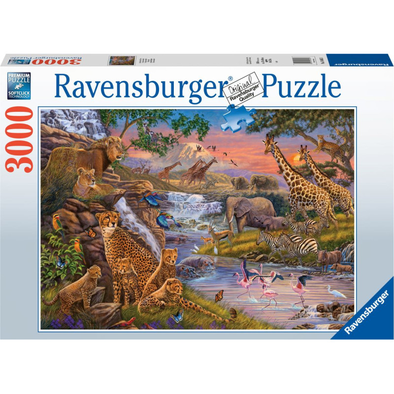 Ravensburger Mīklu 3000 puzle Dzīvnieku karaļvalsts