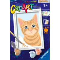 Ravensburger Krāsa pēc numuriem Oranžs tabbijs