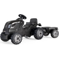Smoby Fermer XL melns traktors + piekabe