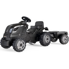 Smoby Fermer XL melns traktors + piekabe