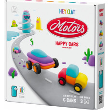 Hey Clay Māla modelēšana Laimīgie auto ar riteņiem