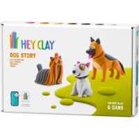 Hey Clay Modelēšanas māls 6 gab: Suņu izlase 2