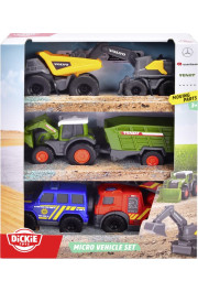 Dickie Toys Mikro rotaļu mašīnu komplekts - 5 dažādi