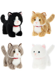 Keel Toys Keeleco Pouncing Kitty Love 18 cm - 4 dažādi