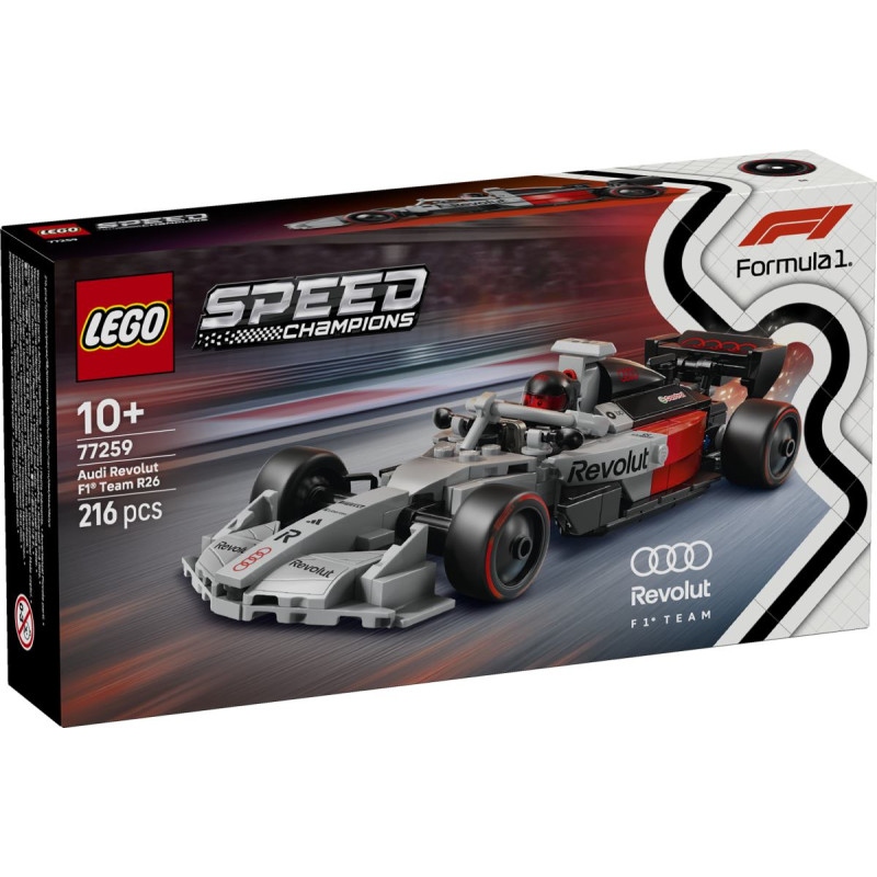 Lego Speed Champions Audi Revolut F1 Team R26 sacīkšu auto