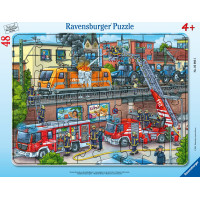 Ravensburger Rāmīšu puzle 48 gab Ugunsdzēsības