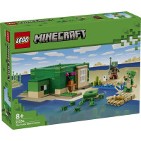 Lego Minecraft bruņurupuču pludmales māja