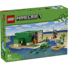 Lego Minecraft Домик на черепашьем пляже