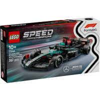 Lego Ātruma čempioni Mercedes-AMG F1 W15 sacīkšu automašīna
