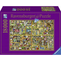 Ravensburger Puzzle 18000 pcs burvju grāmatu plaukts