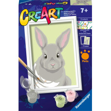 Ravensburger Раскраска по номерам Серый кролик