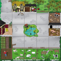 TTS Bee-Bot un Blue-Bot Farmyard Mat