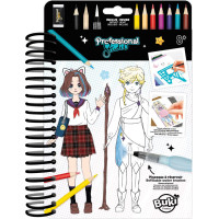 Buki France „Buki Professional Studio“ mangas krāsojamā grāmata