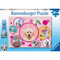 Ravensburger Puzzle 300pc Vienradzis suņi
