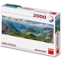 Dino Panorāmas puzle 2000 gabaliņu: Alpu skats