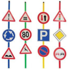 Ceļazīmju komplekts ar luksoforu