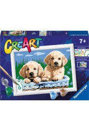 Ravensburger Glezna pēc numuriem Cute Puppies