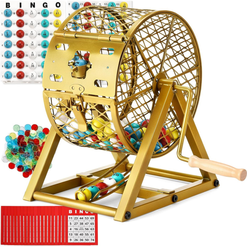 Lielais Bingo ar metāla ratu
