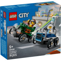 Lego Pilsētas lidmašīna pret slimnīcas gultas sacīkšu auto komplekts