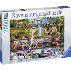 Ravensburger Puzzle 2000 pcs Dzīvnieku valstība