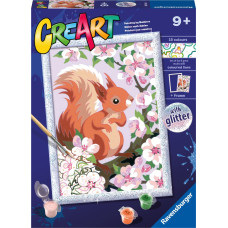 Ravensburger Раскраска по номерам Весенняя белка