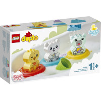 Lego DUPLO Vannas laika izklaide: Peldošs dzīvnieku vilciens