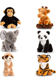 Keel Toys Keeleco Eksotiskie dzīvnieki 12 cm - 6 dažādi